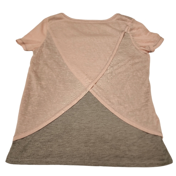 Marc New York Performance Pink & Gray Short Sleeve Top - Picture 5 of 11